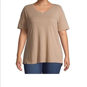 Brand New 3x Terra and Sky V Neck Tshirt.